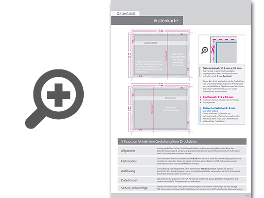 Product Bild klapp-visitenkarten_hoch_5_5_farbig_mit_einseitigem_partiellem_uv-lack_-_rillung_au__ermittig___beidseitig_bedruckt_(cmyk_4-farbig_+_1_pantone-sonderfarbe)